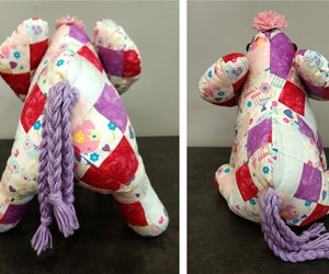 Patchwork Elephant Soft Toy Workshop