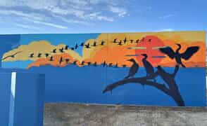 Gansbaai Mural Progress - Thank You Nation Builders!
