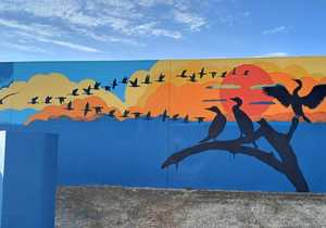 Gansbaai Mural Progress - Thank You Nation Builders!