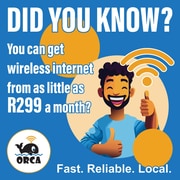 Get Wireless Internet from Just R299/Month!
