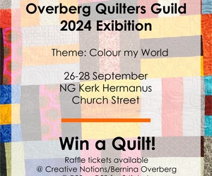Overberg Quilters Guild 2024 Exhibition: Colour My World