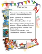 Stanford Children's Art Exhibition Opening!