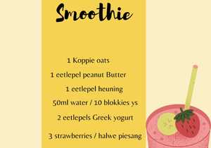 Gym Meal Plan and Smoothie Recipe