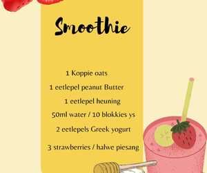 Gym Meal Plan and Smoothie Recipe