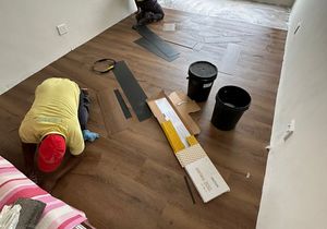 Glue-Down Designer Collection Flooring Installation in Voëlklip