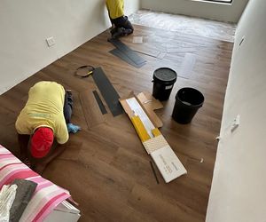 Glue-Down Designer Collection Flooring Installation in Voëlklip