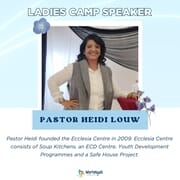 Join Pastor Heidi Louw at Wortelgat Ladies Camp 2024