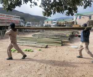 Long Poles Supplied to Build it Hermanus