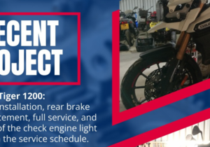 Triumph Tiger 1200 Full Service and Repairs