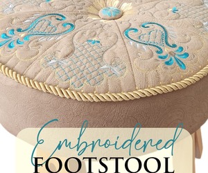 16 October 2024: Embroidery Footstool Workshop in Hermanus
