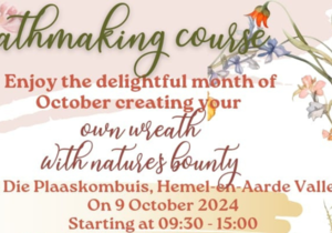 Wreath Making Course at Die Plaaskombuis