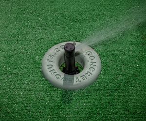 How to Install Concrete Sprinkler Protector Donuts