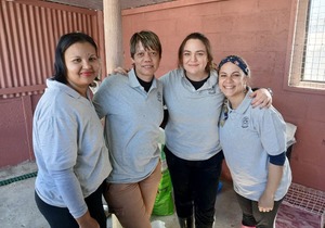 Alison Coetzee Audiology Visit and Pet Food Express Donation