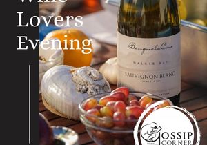 6 November 2024: Wine Lovers Evening at Gossip Corner
