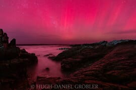 Aurora Australis G4 Storm Captured in Gansbaai