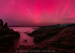 Aurora Australis G4 Storm Captured in Gansbaai