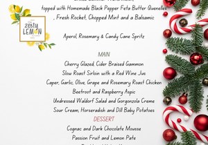 Celebrate Christmas at The Zesty Lemon Restaurant!