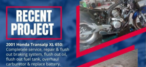 Comprehensive Honda Transalp XL 650 Service