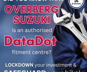 Protect Your Bike with DataDot Microdots at Overberg Suzuki!