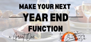 Book Your Year-End Function at The Boathouse