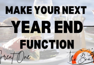 Book Your Year-End Function at The Boathouse