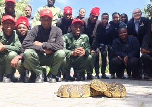 Grootbos Foundation Students Meet a Puffadder