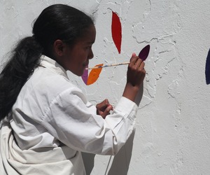Community Art Project at L.R. Schmidt for World Food Day