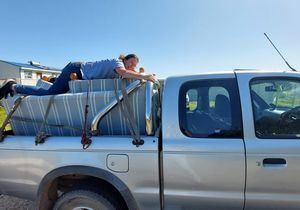 Upcycled Couches for i-MED Africa's New Therapy Room