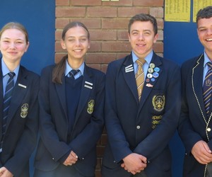 Congratulations to the 2025 Head Leaders of Heldersig Hostel!