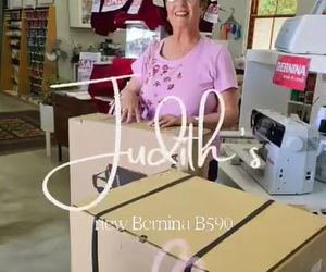Judith’s New BERNINA B590!