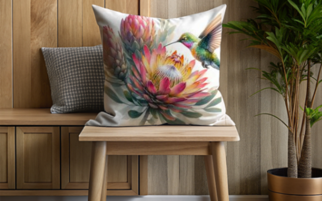 Protea cushion covers 
