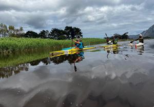 Young Paddlers Protect Klein River in Stanford