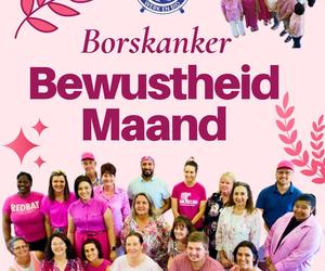 Laerskool Gansbaai Teachers Wear Pink for Breast Cancer Awareness