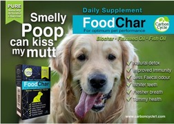 FoodChar: Natural Pet Supplement for Smelly Poop
