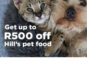 Save Up to R500 on Hill's Pet Food