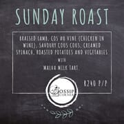 10 November 2024: Sunday Lunch