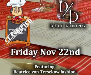 22 - 23 November 2024: Exclusive Fashion Sale and Deli Dining