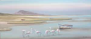 Churchhaven Flamingo Commissioned Artwork
