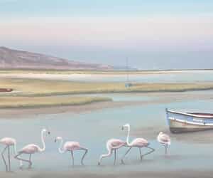 Churchhaven Flamingo Commissioned Artwork