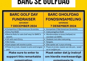 7 December 2024: BARC's Golf Day!