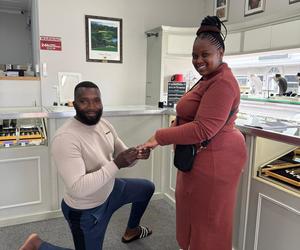 A Special Moment at Tanzanites and Diamonds of Hermanus!