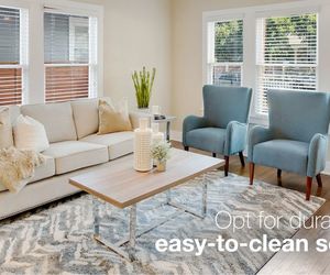 Durable Lounge Walls with Prominent Paints Select Sheen