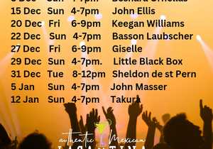 Festive Music Lineup