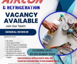 General Worker Vacancy in Gansbaai