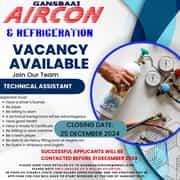 Technical Assistant Vacancy in Gansbaai