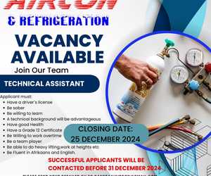 Technical Assistant Vacancy in Gansbaai
