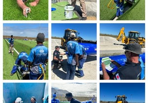 Progress Update: Turf Resurfacing at Gansbaai Sports Facility