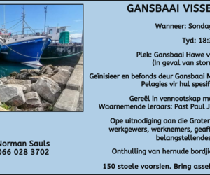 15 Desember 2024: Vissermansdankdiens