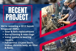 2013 Suzuki Kingquad Overhaul!