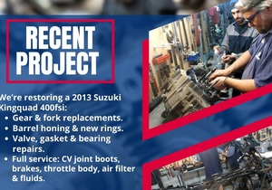 2013 Suzuki Kingquad Overhaul!